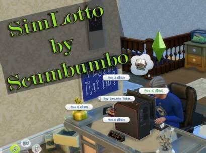 sims 4 lottery cheat|Mod The Sims .